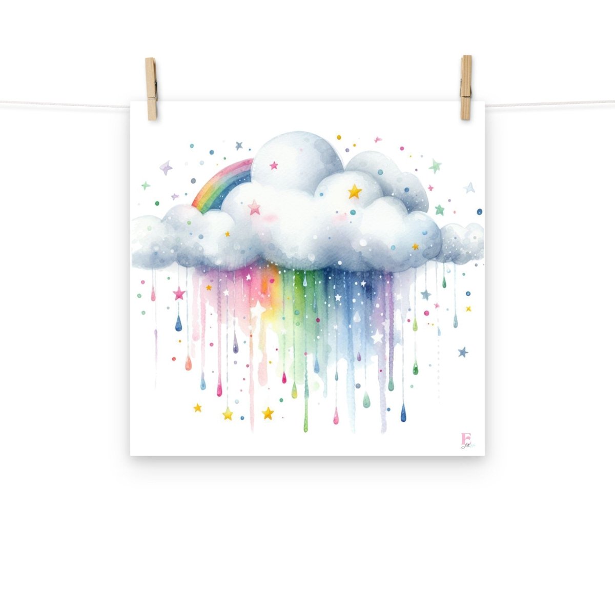 Lamina decorativa Nube de colores - Nanetes