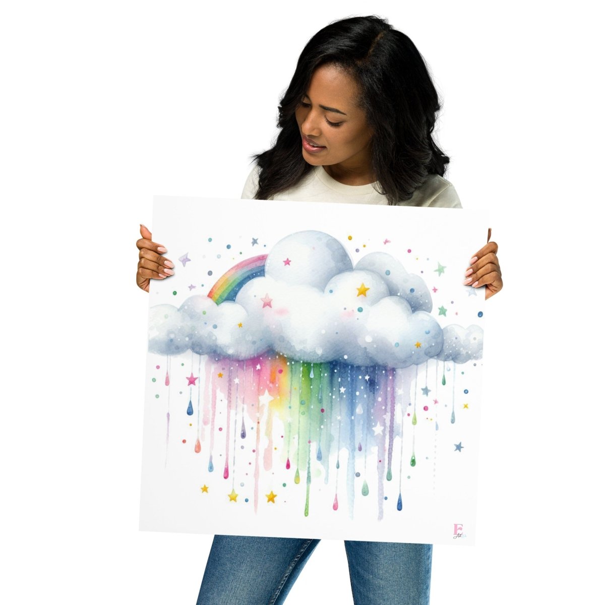 Lamina decorativa Nube de colores - Nanetes