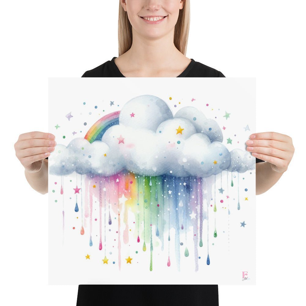 Lamina decorativa Nube de colores - Nanetes