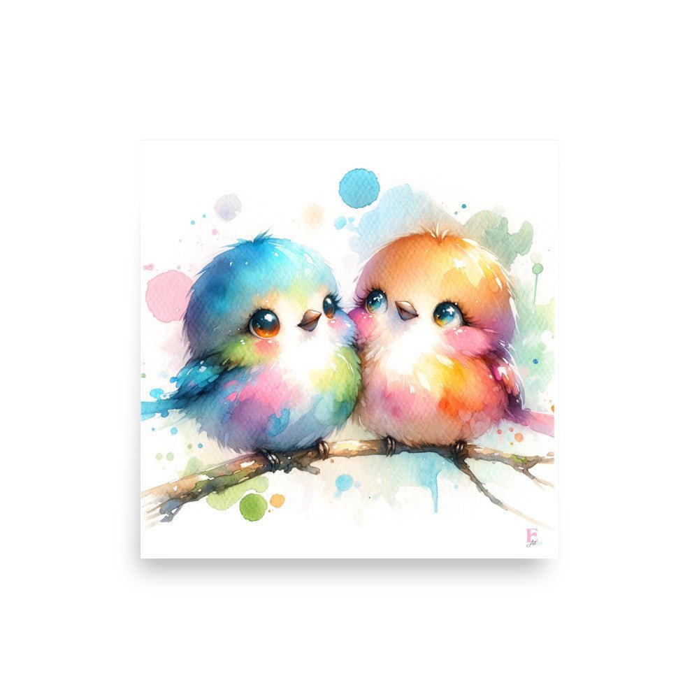 Lamina decorativa pajaritos - Nanetes