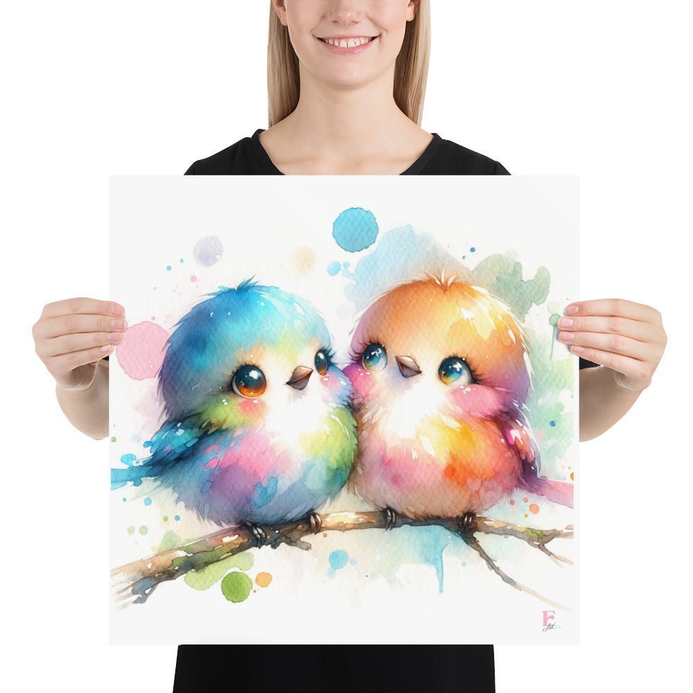 Lamina decorativa pajaritos - Nanetes