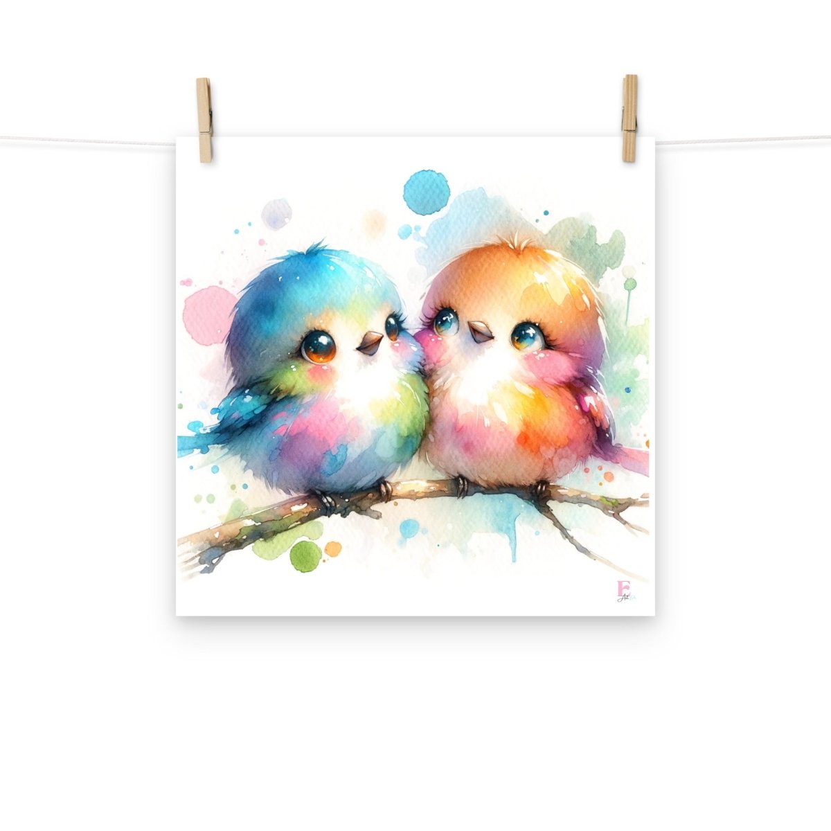 Lamina decorativa pajaritos - Nanetes