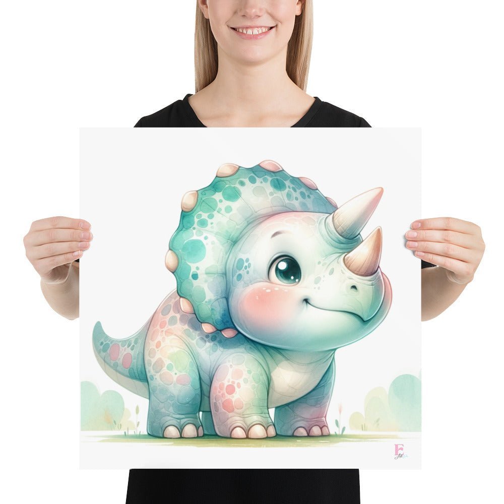 Lamina decorativa Triceratops - Nanetes