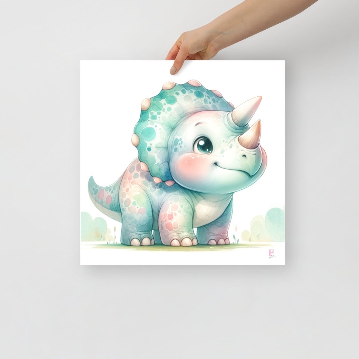 Lamina decorativa Triceratops - Nanetes