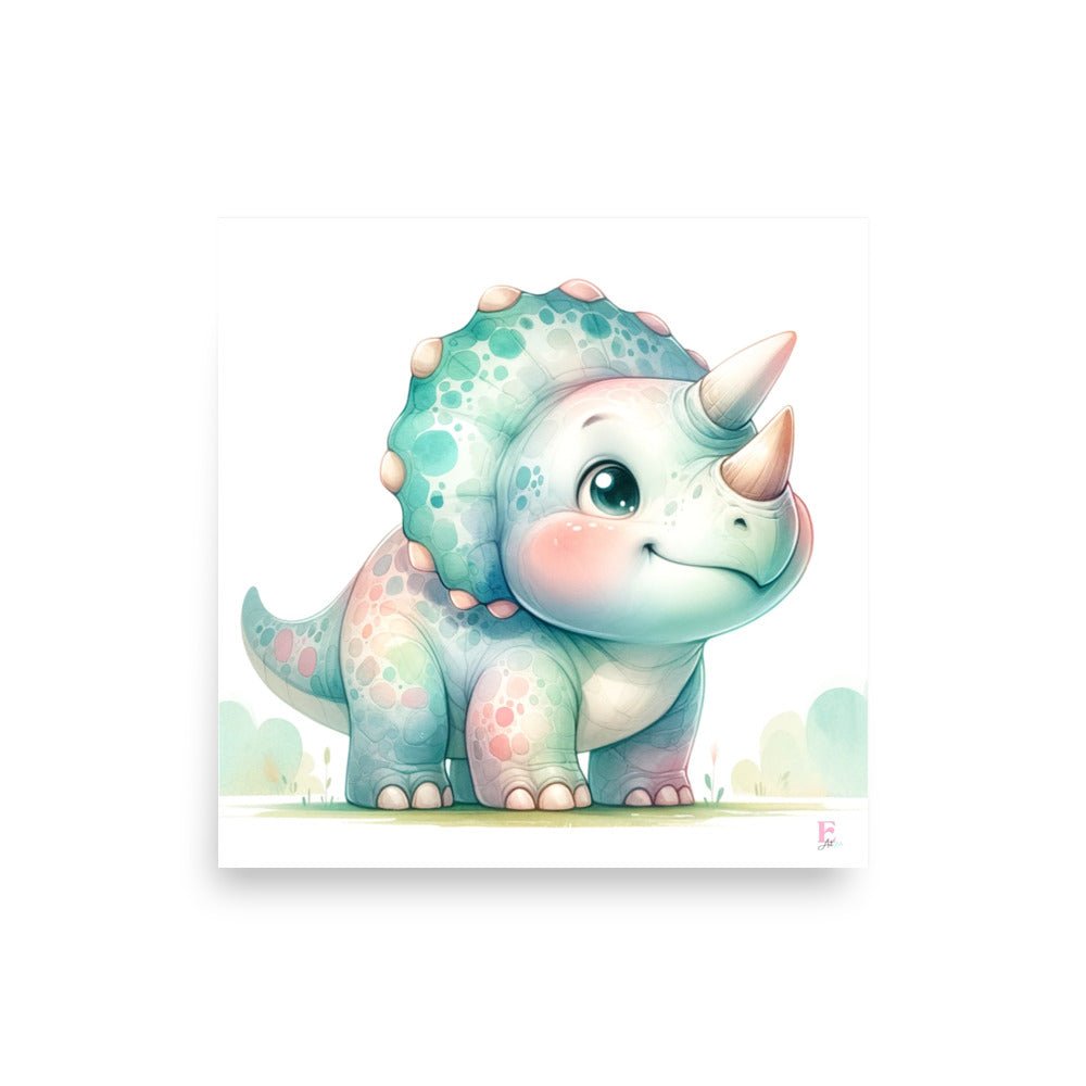 Lamina decorativa Triceratops - Nanetes