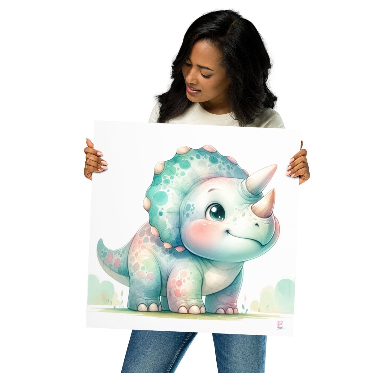 Lamina decorativa Triceratops - Nanetes