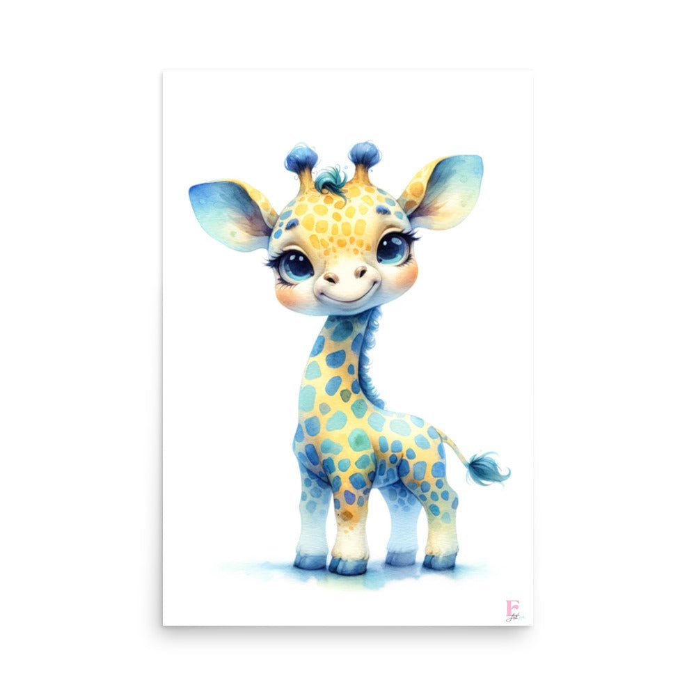 Lamina enmarcar Infantil JIrafa - Nanetes