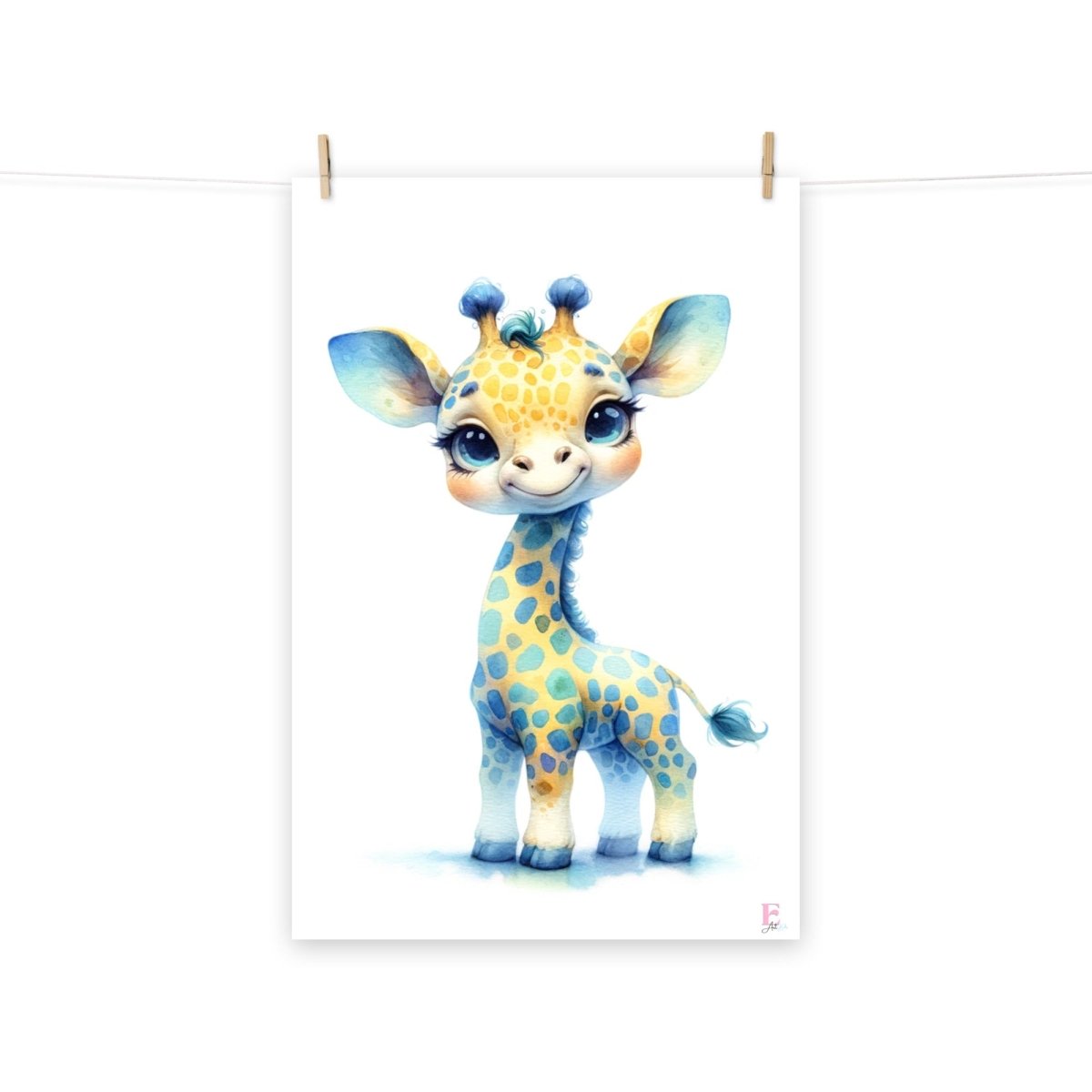 Lamina enmarcar Infantil JIrafa - Nanetes