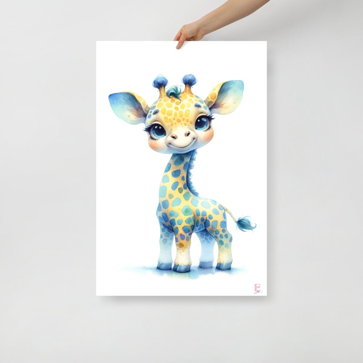 Lamina enmarcar Infantil JIrafa - Nanetes