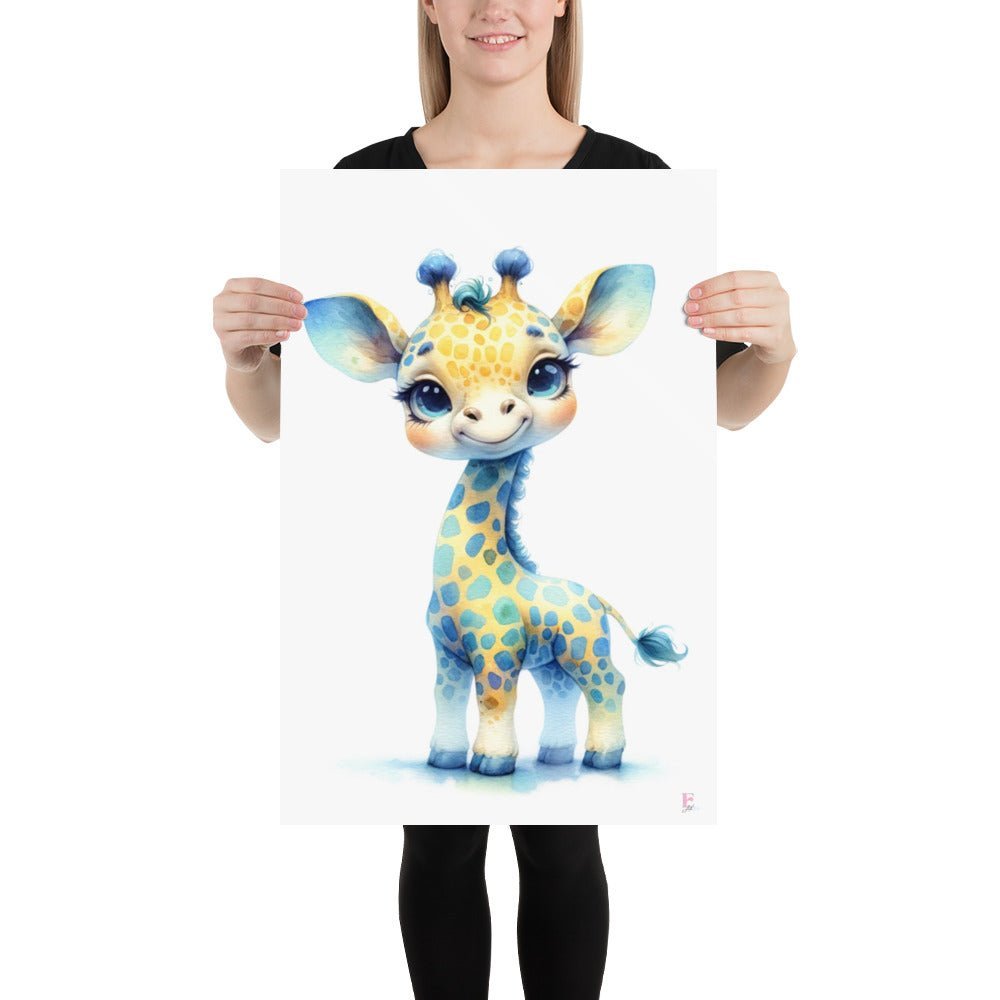 Lamina enmarcar Infantil JIrafa - Nanetes