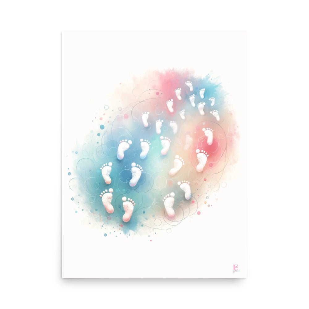 Lamina enmarcar mini pies - Nanetes