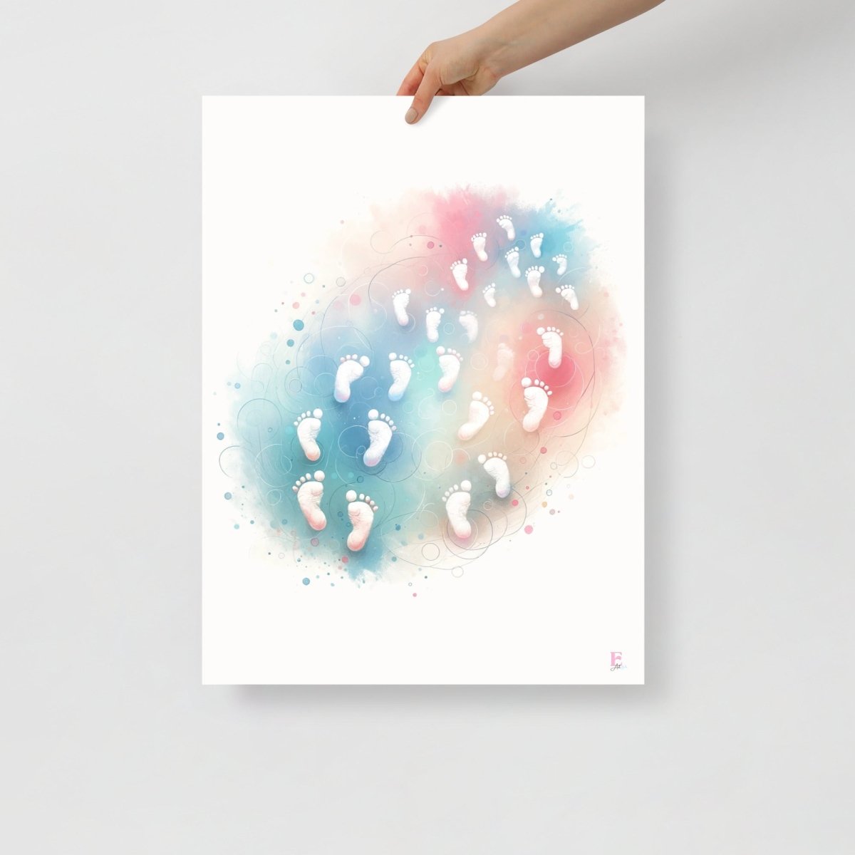 Lamina enmarcar mini pies - Nanetes