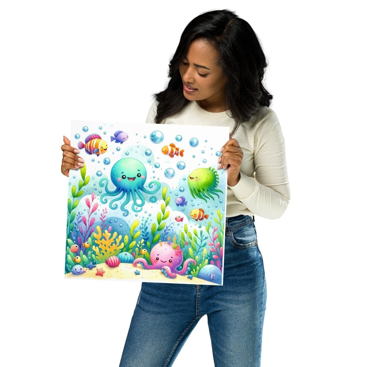 Lamina Fondo del mar - Nanetes