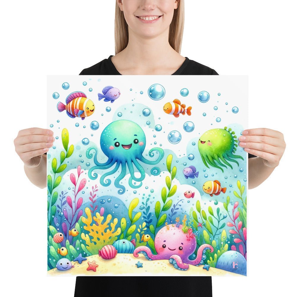 Lamina Fondo del mar - Nanetes