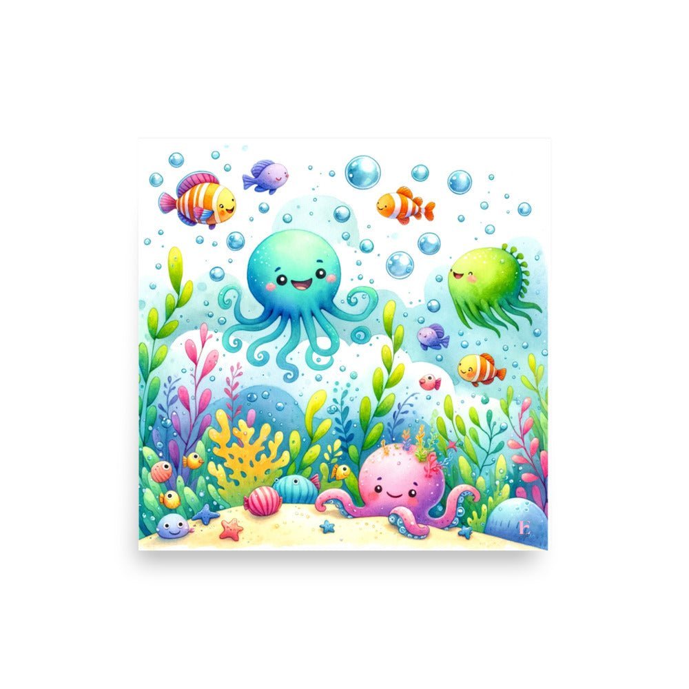 Lamina Fondo del mar - Nanetes