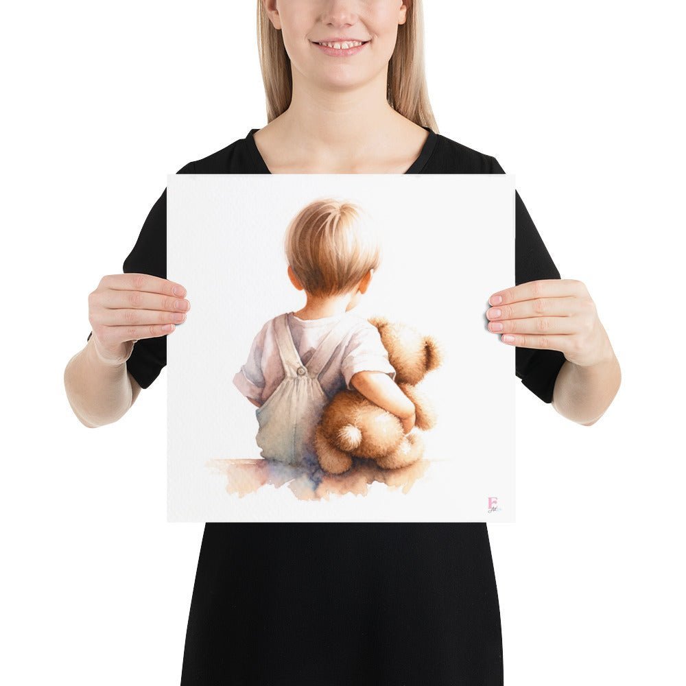 Lamina infantil Bebe con osito - Nanetes