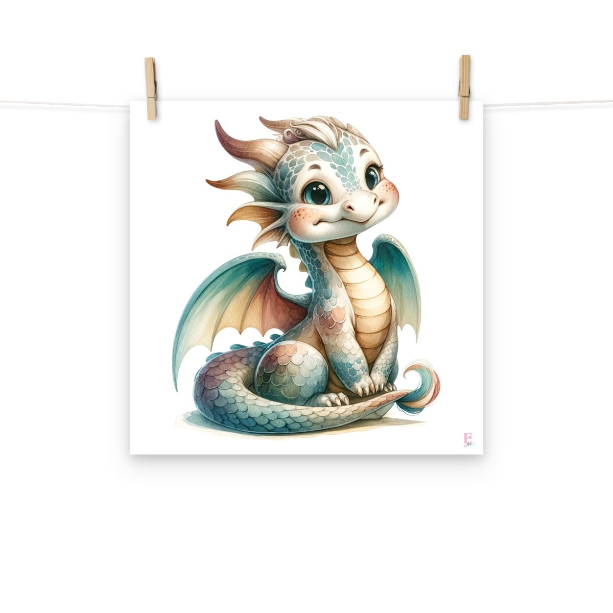 Lamina infantil de dragones - Nanetes