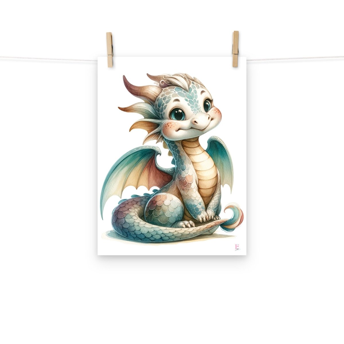 Lamina infantil de dragones - Nanetes