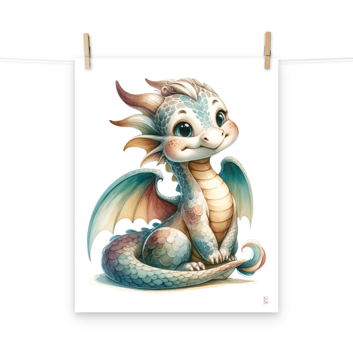 Lamina infantil de dragones - Nanetes