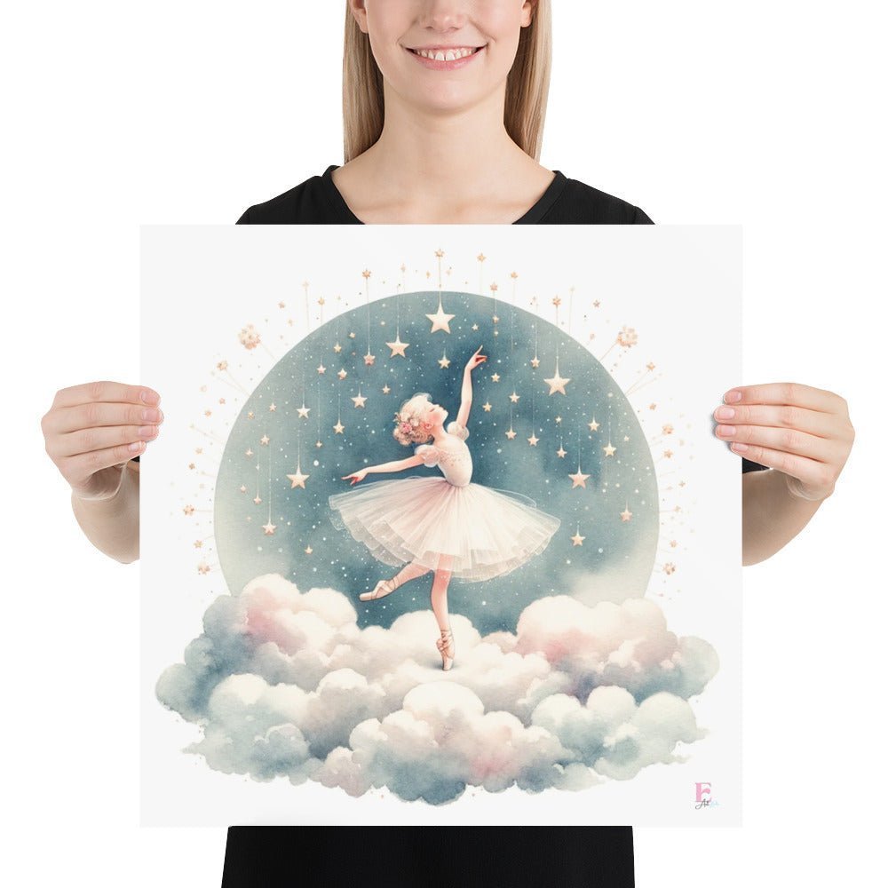 Lamina infantil decorar Bailarina - Nanetes