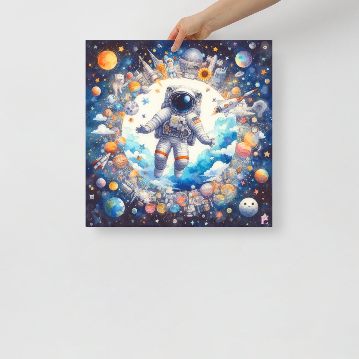 Lamina infantil decorativa Astronauta 1 - Nanetes