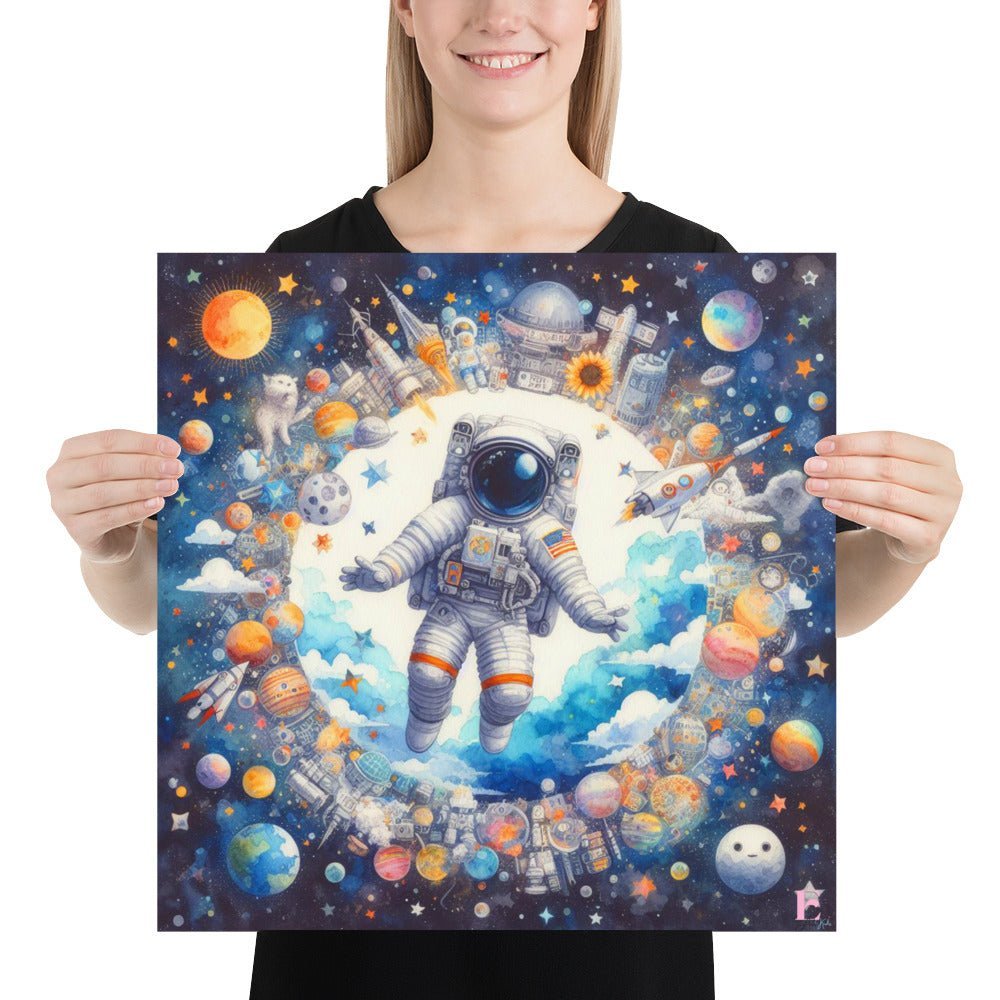 Lamina infantil decorativa Astronauta 1 - Nanetes