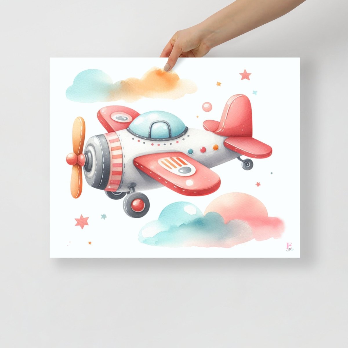 Lamina infantil decorativa Avioneta - Nanetes