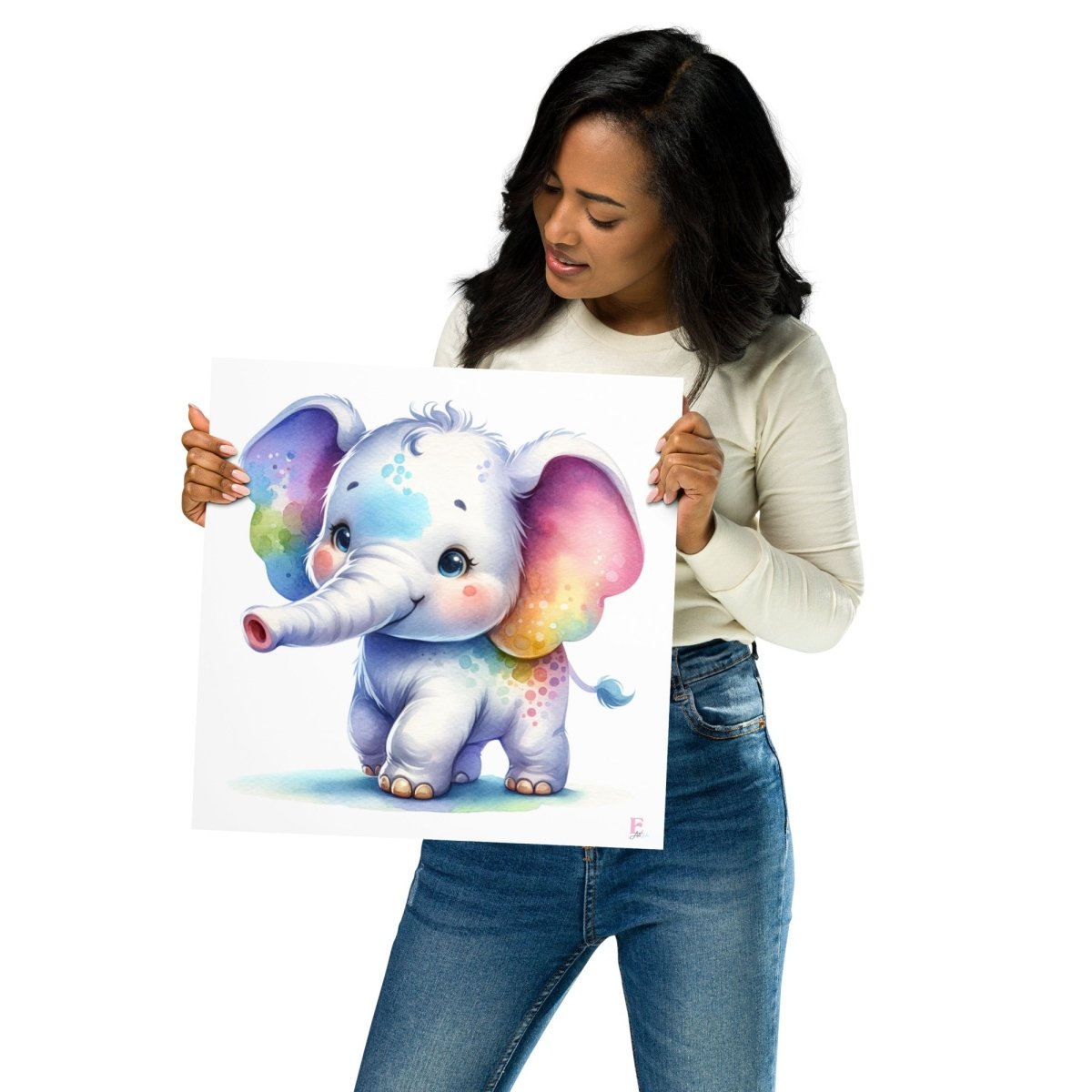 Lamina Infantil decorativa Elefante 1 - Nanetes