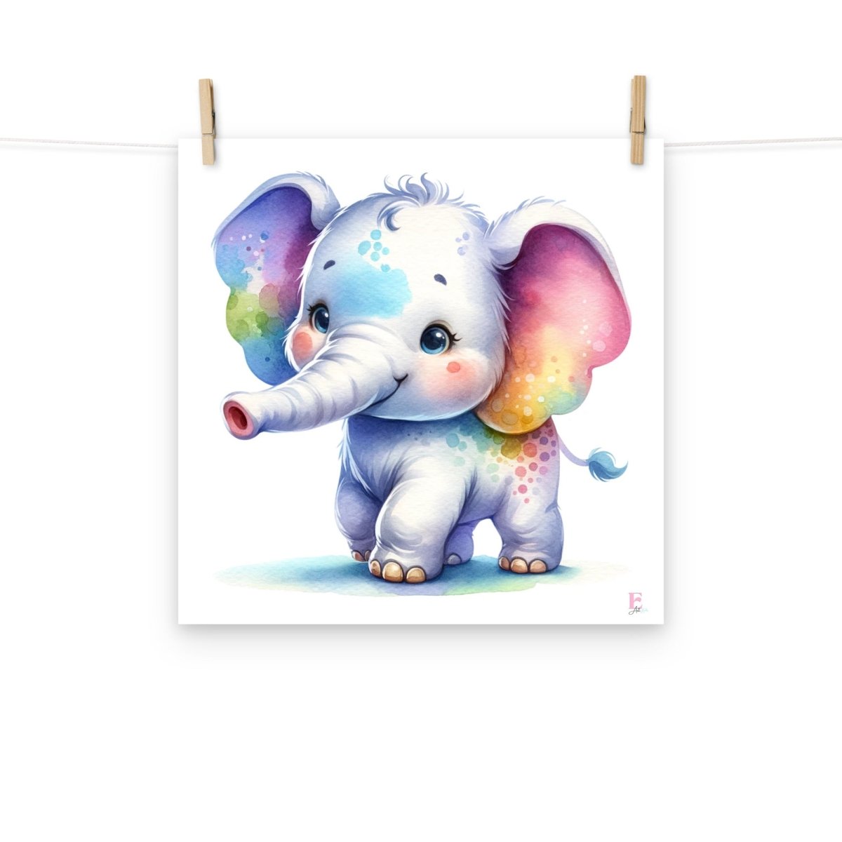 Lamina Infantil decorativa Elefante 1 - Nanetes