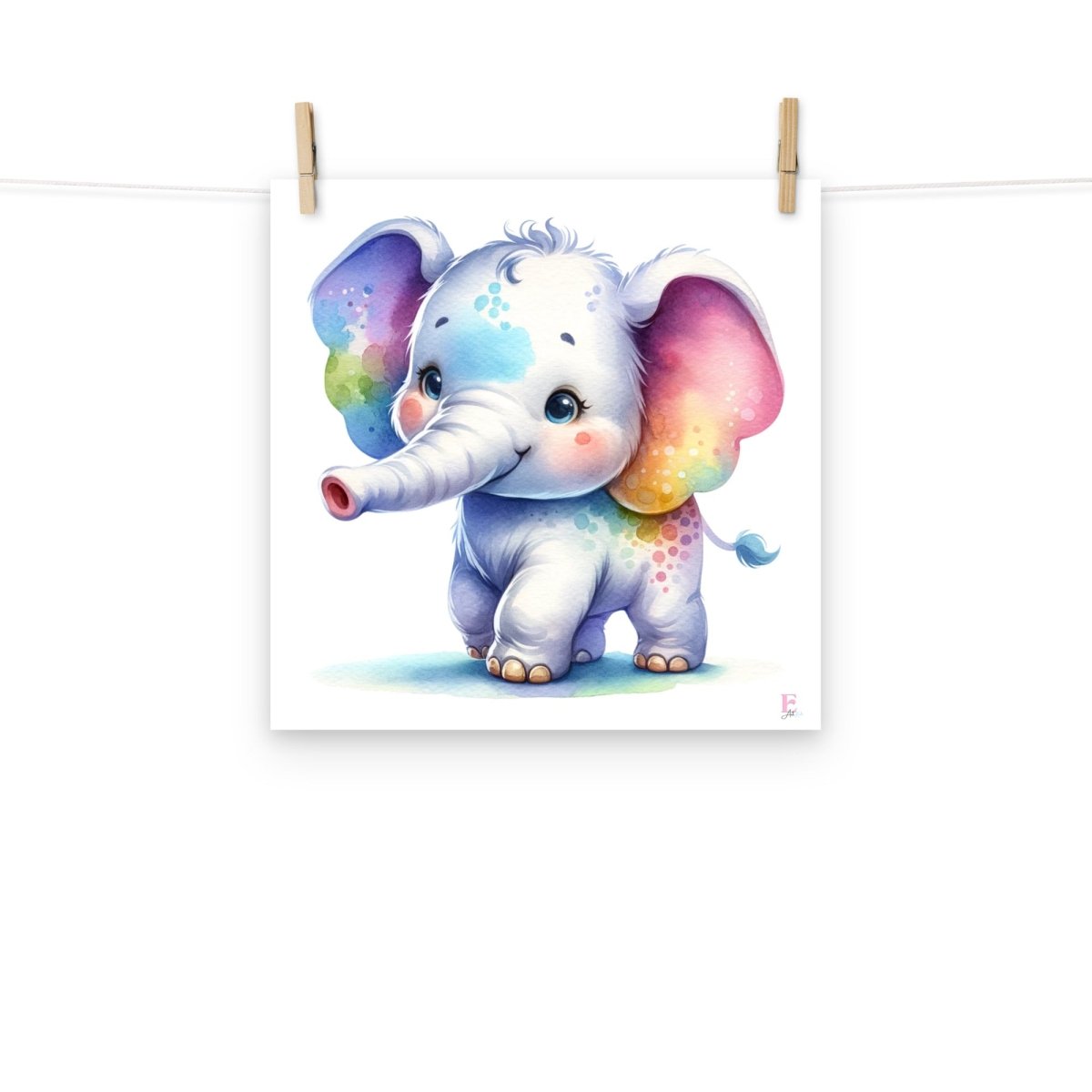 Lamina Infantil decorativa Elefante 1 - Nanetes