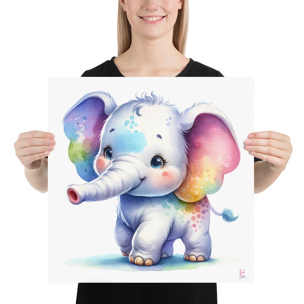 Lamina Infantil decorativa Elefante 1 - Nanetes