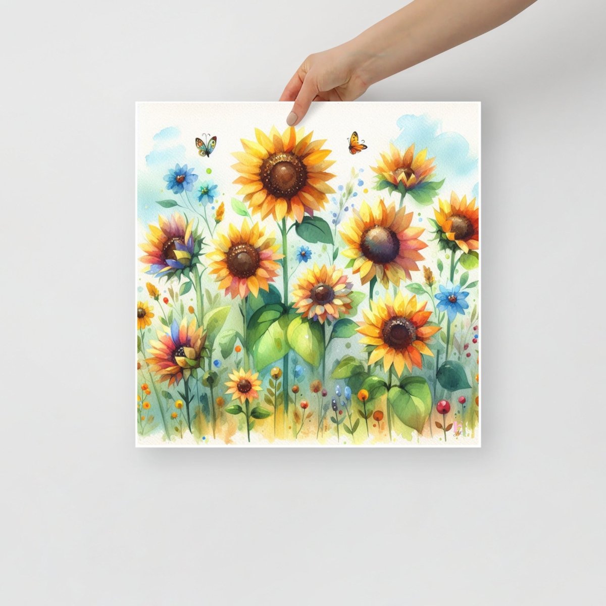 Lamina infantil decorativa Flores - Nanetes