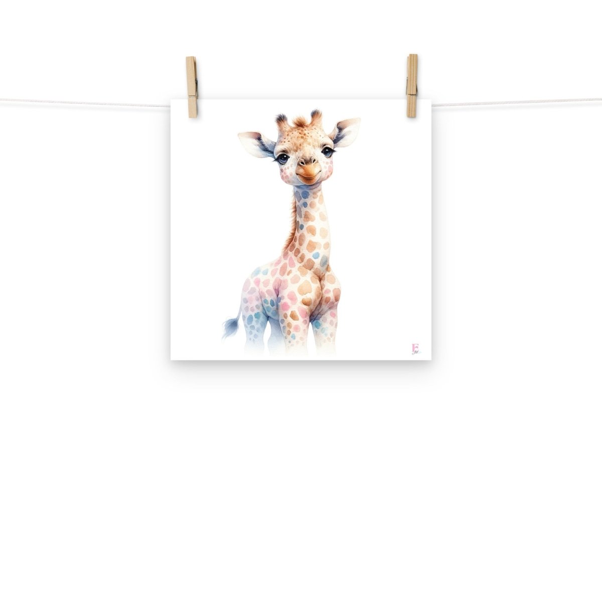 Lamina Infantil decorativa Jirafa - Nanetes