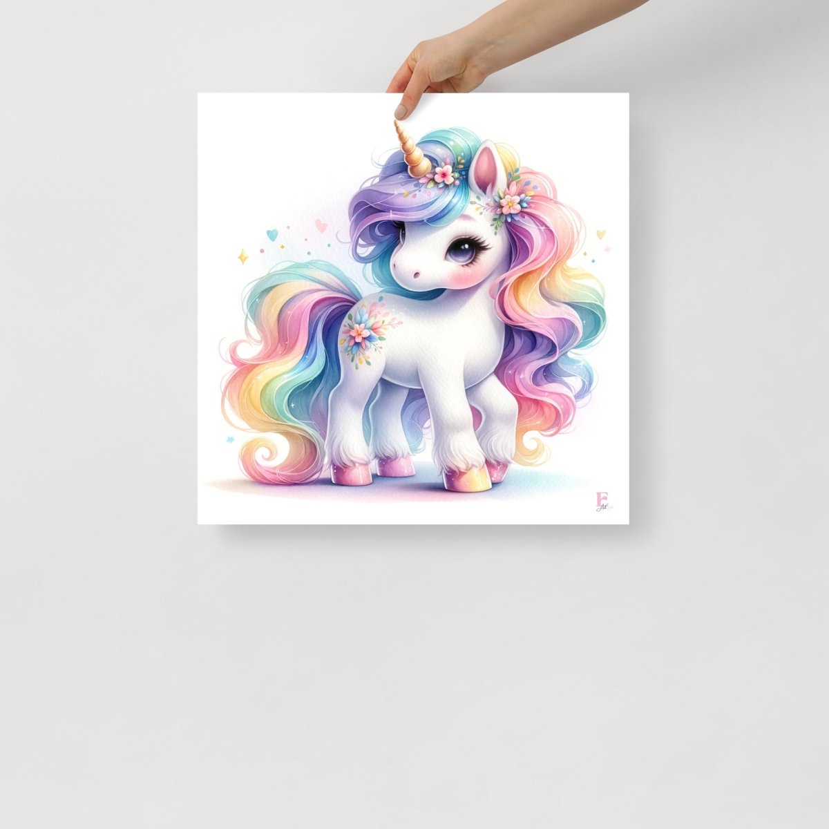 Lamina Infantil decorativa Unicornio Baby - Nanetes