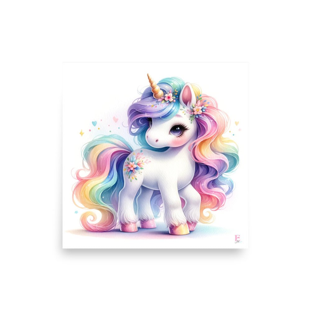 Lamina Infantil decorativa Unicornio Baby - Nanetes