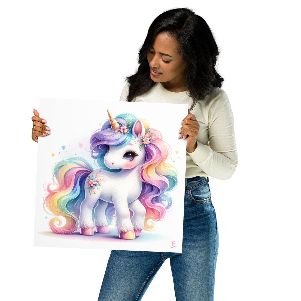 Lamina Infantil decorativa Unicornio Baby - Nanetes