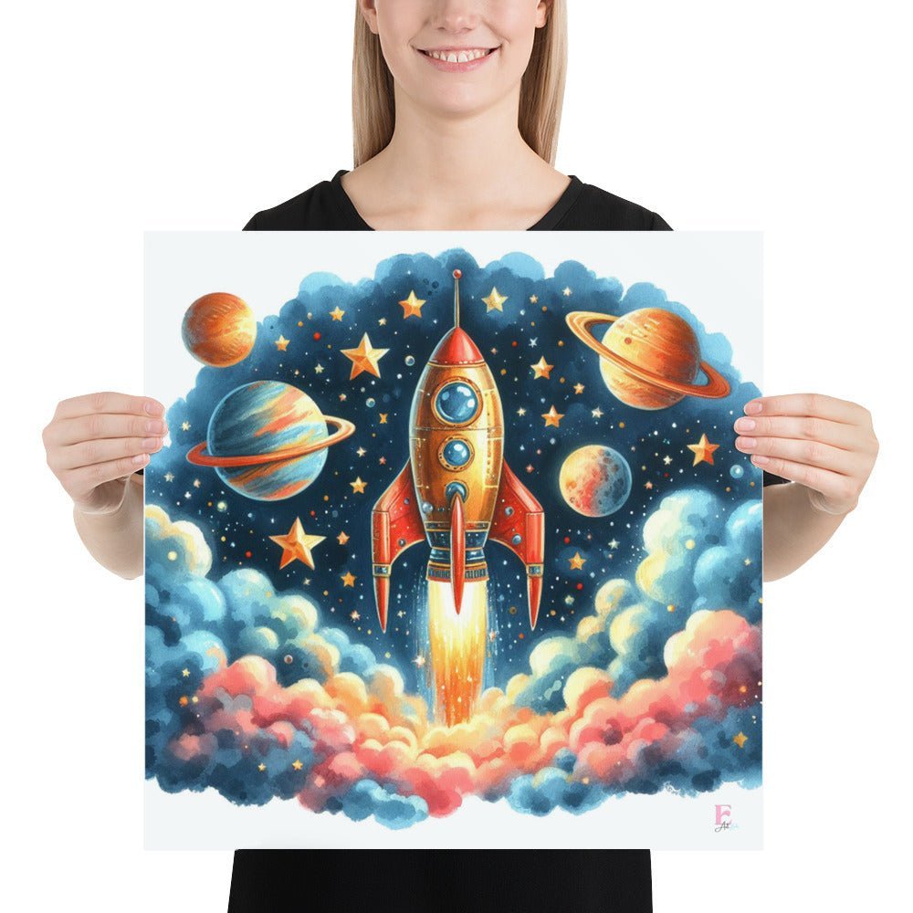 Lamina infantil del Espacio - Nanetes