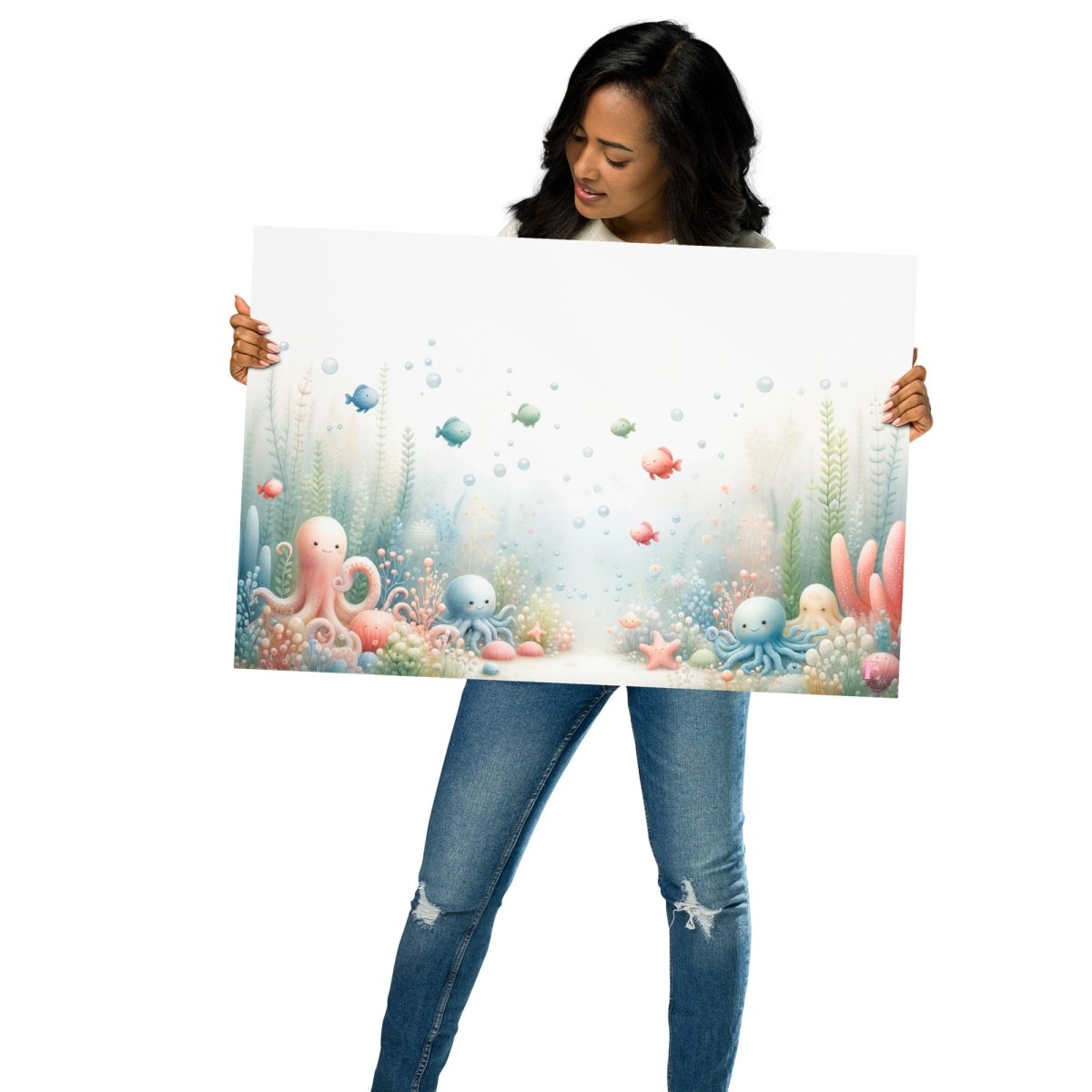 Lamina infantil Fondo del mar - Nanetes