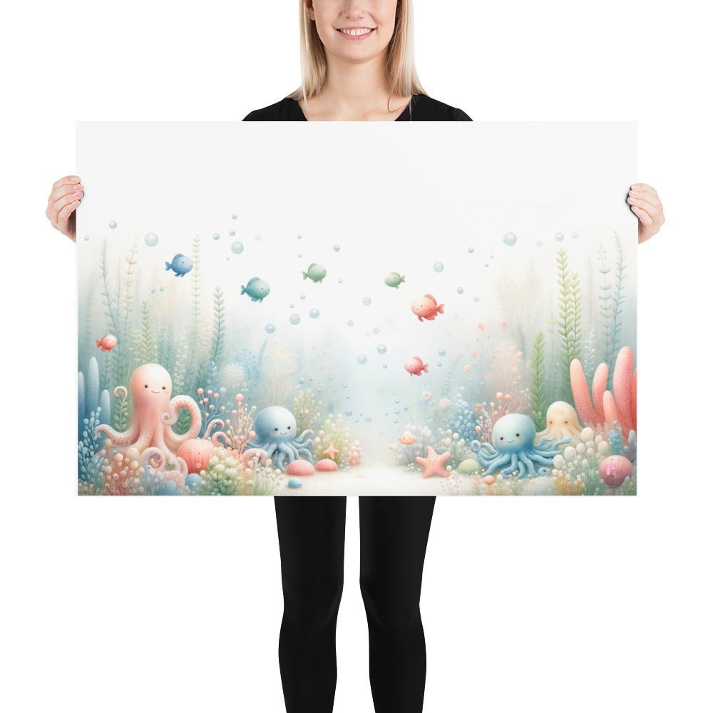 Lamina infantil Fondo del mar - Nanetes