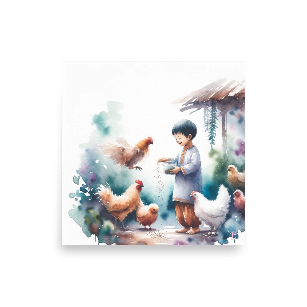 Lamina infantil Gallinitas - Nanetes