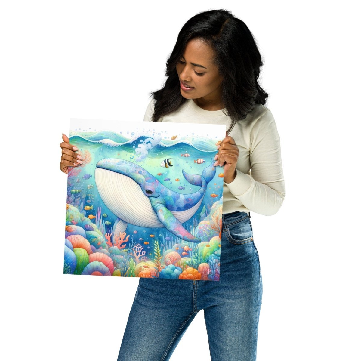 Lamina infantil la Ballena - Nanetes