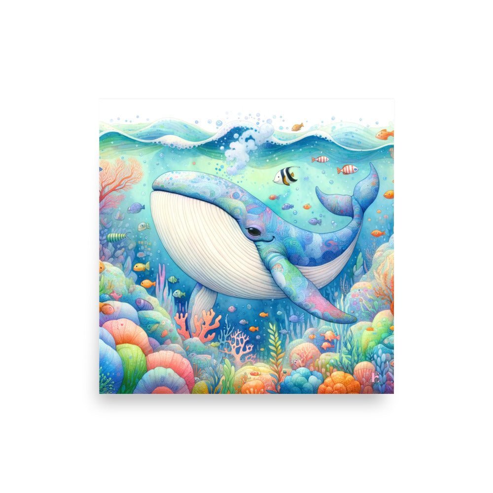 Lamina infantil la Ballena - Nanetes