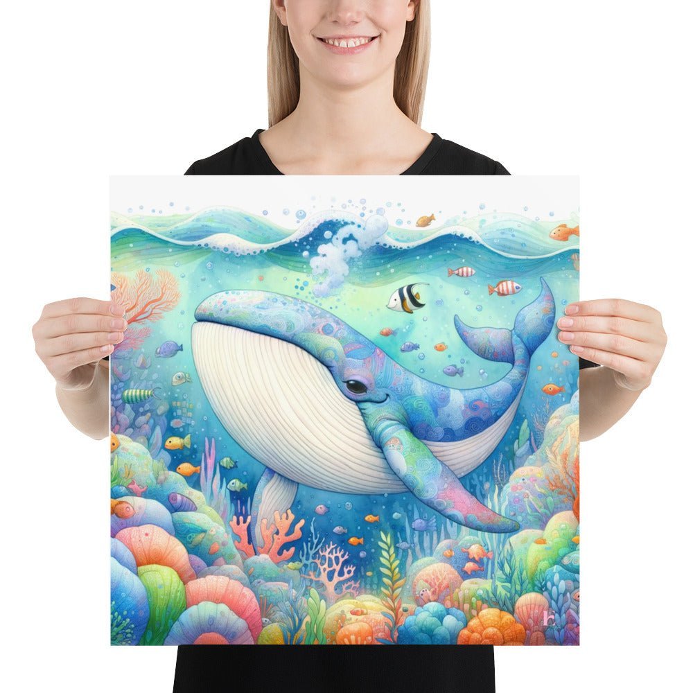 Lamina infantil la Ballena - Nanetes