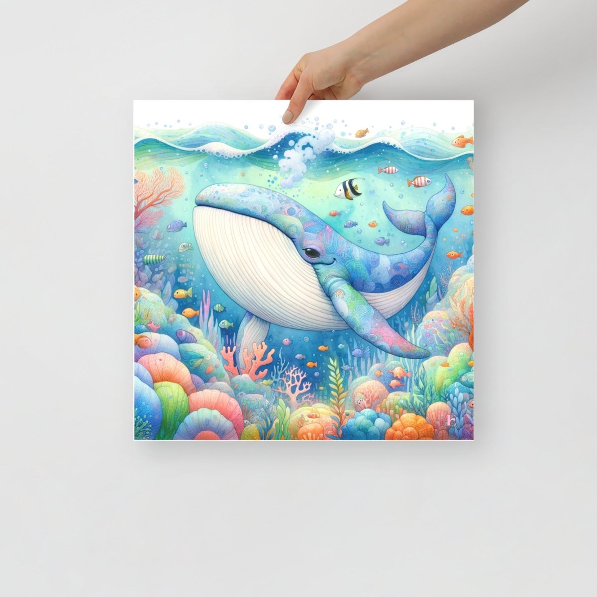 Lamina infantil la Ballena - Nanetes