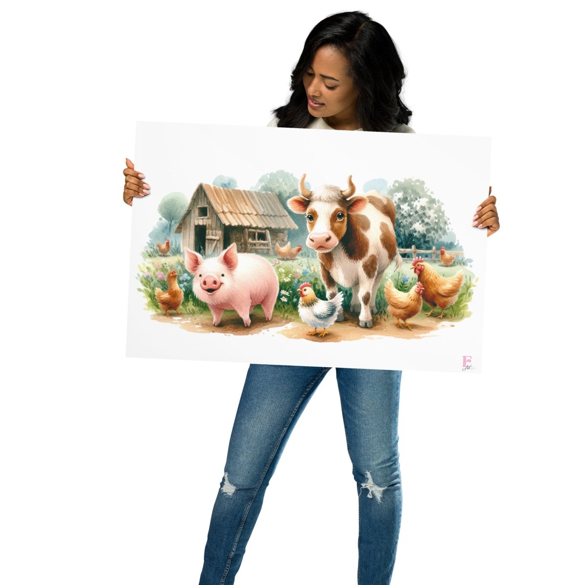 Lamina Infantil La granja - Nanetes