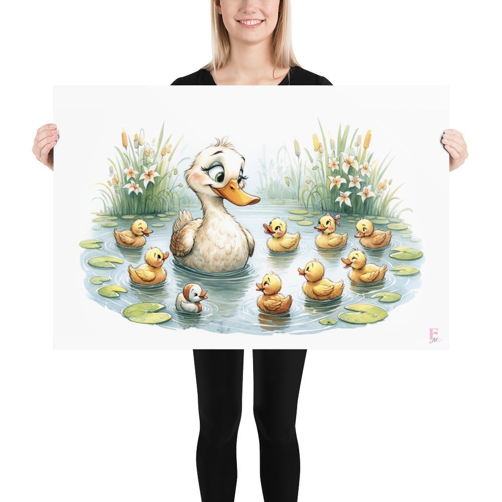 Lamina infantil Patito Feo - Nanetes