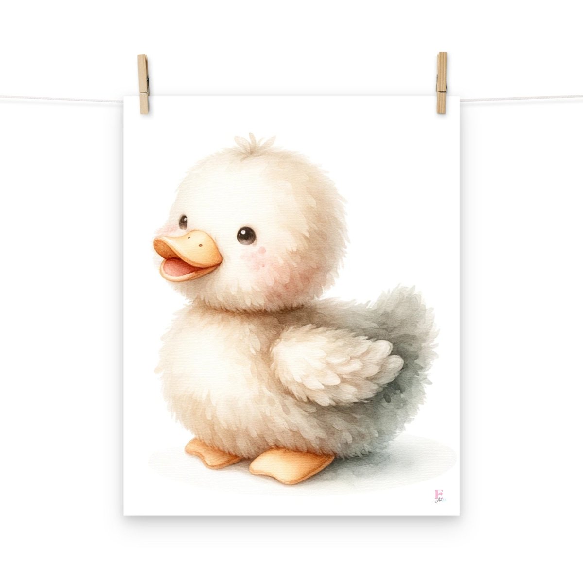 Lamina infantil Patito Peluche - Nanetes