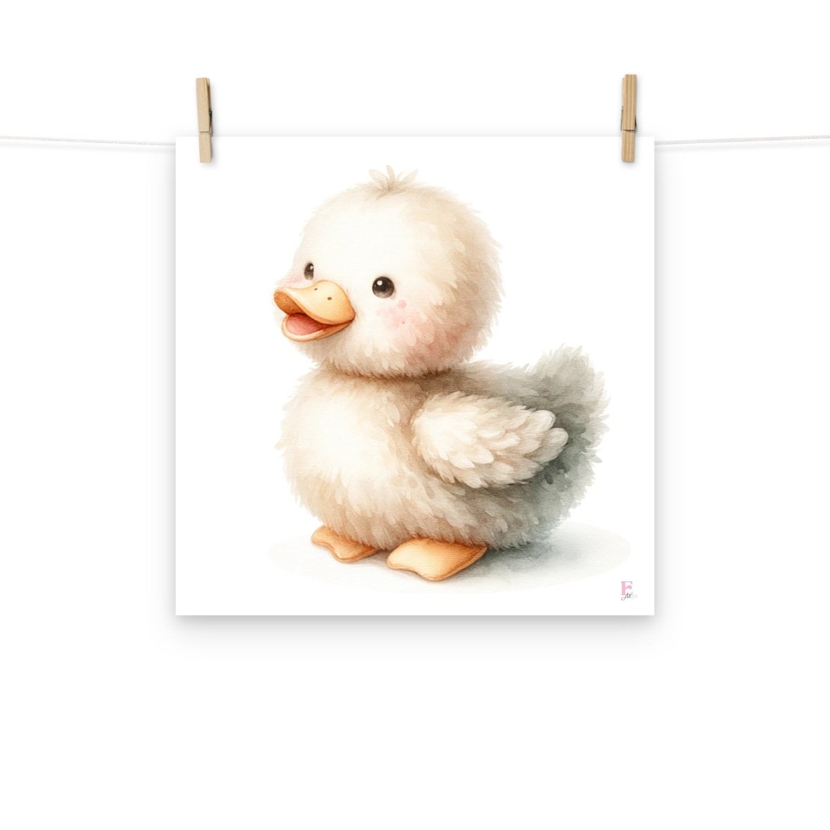 Lamina infantil Patito Peluche - Nanetes