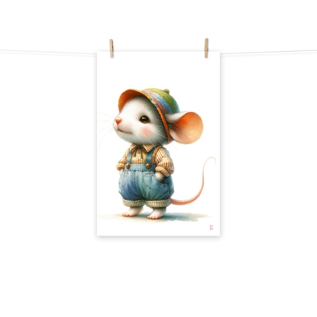 Lamina infantil ratoncito - Nanetes