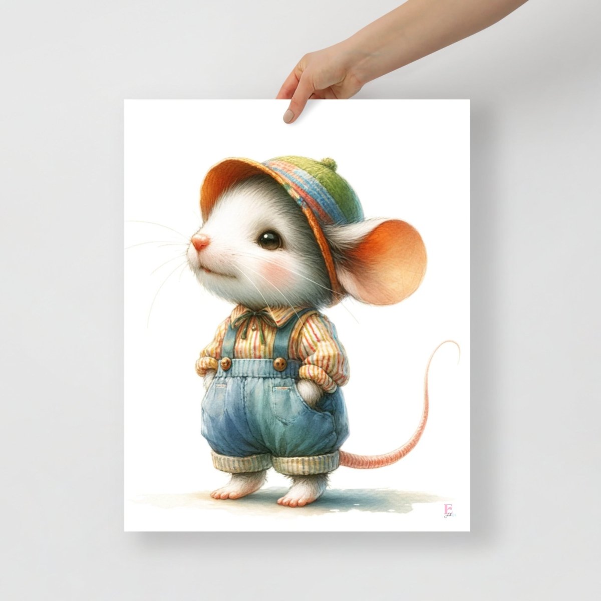 Lamina infantil ratoncito - Nanetes